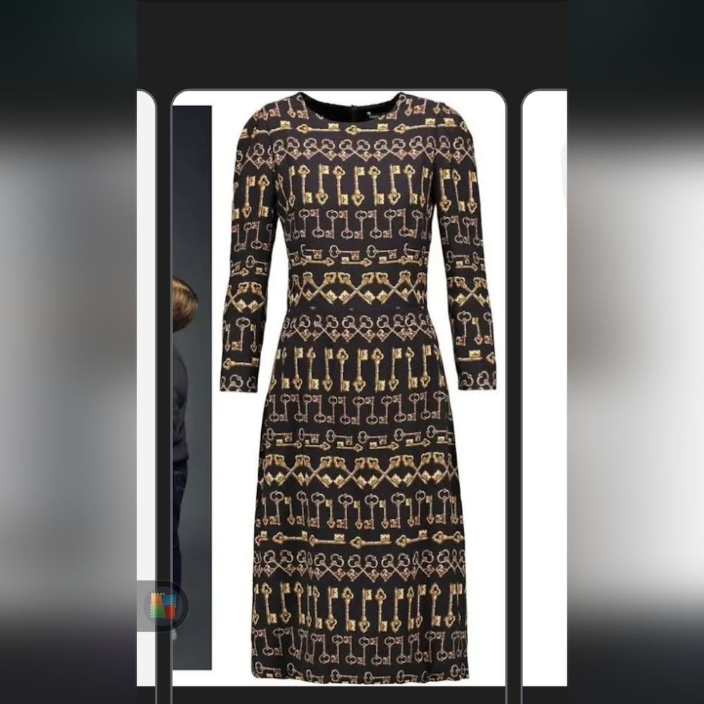 Authentic Dolce and Gabbana Fitted Style Dress
